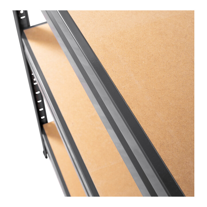 Rayonnage à tablettes pour charges lourdes STIER, charge par casier 500 kg, HxlxP 1 770x1 800x600 mm