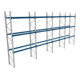 Rayonnages à palettes en kit complet Bito l 11400 x p 1100 x H 5500 montants galvanis-1