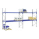 Rayonnages à palettes kit complet l 28400 x p 1100 x H 6000 montants galvanis 1100 mm 6000 mm 1800 kg-1