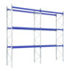 Rayonnages à palettes kit complet l 28400 x p 1100 x H 6000 montants galvanis 1100 mm 3000 kg-1