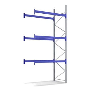 Travées d'extension pour rayonnages à palettes l 1890 x p 1100 x H 5000 montants 1100 mm
