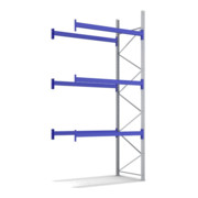Travées d'extension pour rayonnages à palettes l 1890 x p 1100 x H 5000 montants 1100 mm