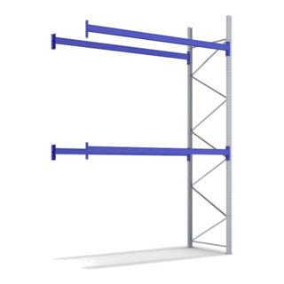 Travées d'extension pour rayonnages à palettes l 2790 x p 1100 x H 4000 montants 1100 mm 2790 mm 1800 kg
