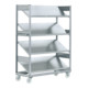 Rayonnages à tablettes inclinées Bito p 533 x H 1815 finition galvanisée-1