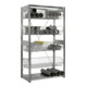 Rayonnages automontables avec paniers en fil d'acier Bito p 524 x H 2200 finition gal