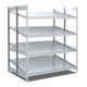 Rayonnages d'approvisionnement Bito l 1300 x p 1250 x H 2000 finition galvanisée