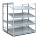 Rayonnages d'approvisionnement Bito l 1300 x p 1650 x H 2000 finition galvanisée