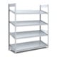 Rayonnages d'approvisionnement Bito l 1300 x p 624 x H 2000 finition galvanisée