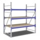 Rayonnages mi-lourds kit complet p 1100 montants galvanisés Bito lisses-3