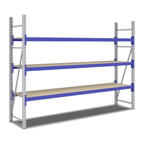 Rayonnages mi-lourds p 600 montants galvanisés Bito lissesement époxy