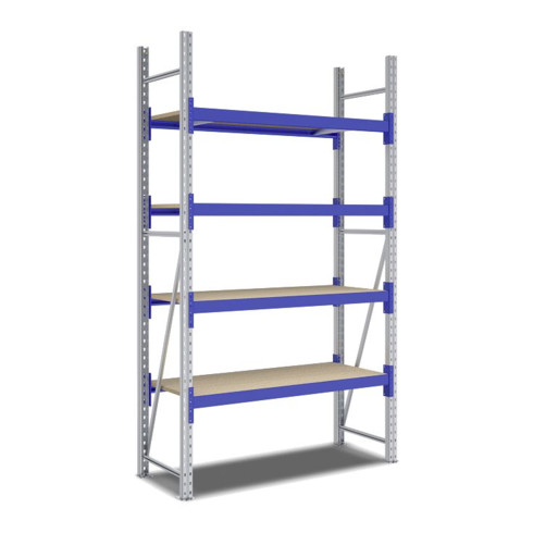 Rayonnages mi-lourds p 600 montants galvanisés Bito lissesement époxy