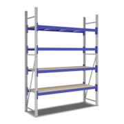Rayonnages mi-lourds p 600 montants galvanisés Bito lissesement époxy-3