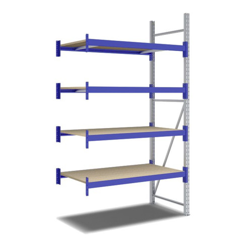 Rayonnages mi-lourds p 800 montants galvanisés Bito lissesement époxy