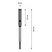 Rebar Cutter à quatre taillants, SDS plus-9 25 x 120 x 300 mm-5
