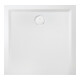 Receveur de douche Hoesch en fonte minérale MUNA avec antidérapant 700x700x30mm blanc-1