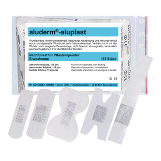Recharge de plâtre de Söhngen pour le distributeur aluderm®-aluplast Contenu 115 plâtre pour plaies