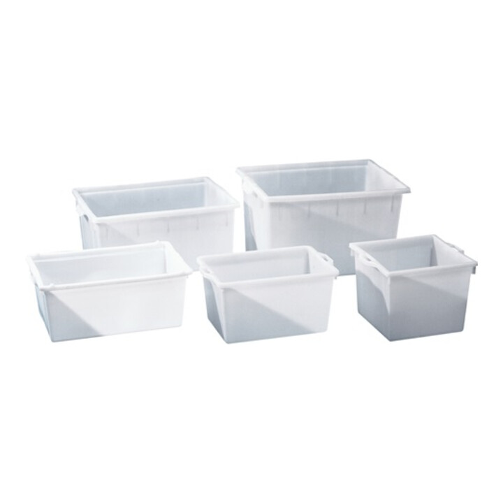 Récipient en plastique ang. 160 l PE nature L883xl638xH364mm forme conique GRAF