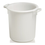 Poubelle Craemer, ronde, PE naturel-1