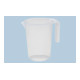 Récipient gradué 1 000 ml, PP, 1 échelle transparent, poignée ouvrir, empilable-1