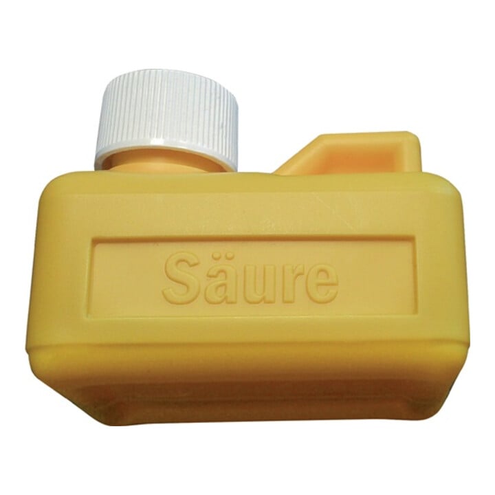 Récipient jaune approprié p. acide chlorhydrique FELDER