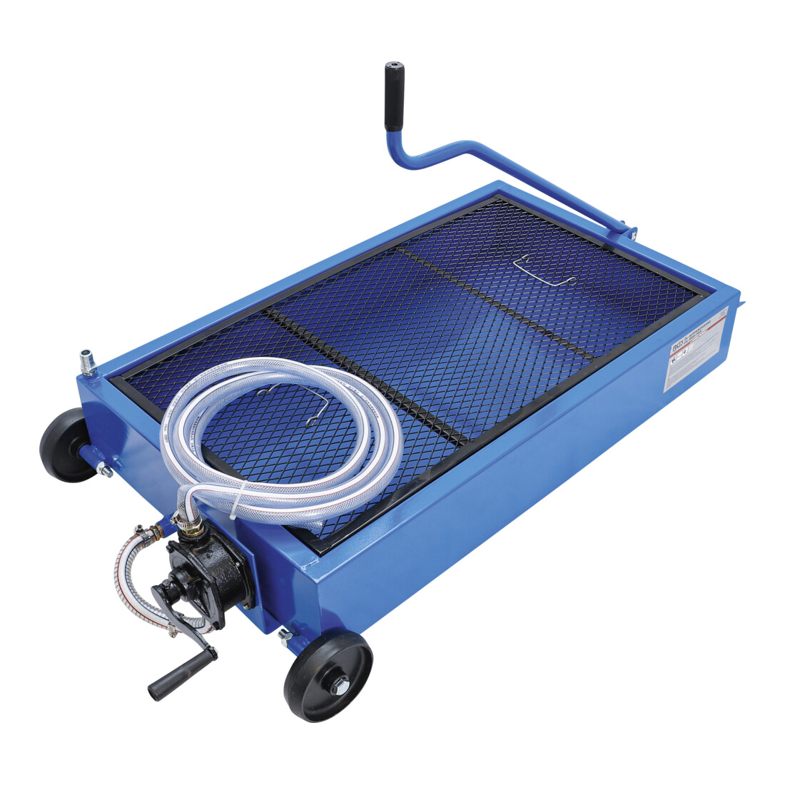 Récupérateur d’huile mobile BGS 55 l, pompe à main à manivelle