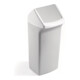 Recyclable afvalbak 40l H747xB320xD366mm wit grijs met deksel DURABLE-4