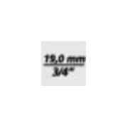 Réducteur 440-1 004401 3/4 po. à 1/2 po. 4 pans L. 57 mm p. embouts de clé à dou-3