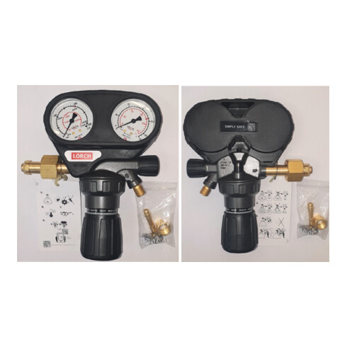 Réducteur de pression Lorch Basic Ar/CO2 200 bar 32/24