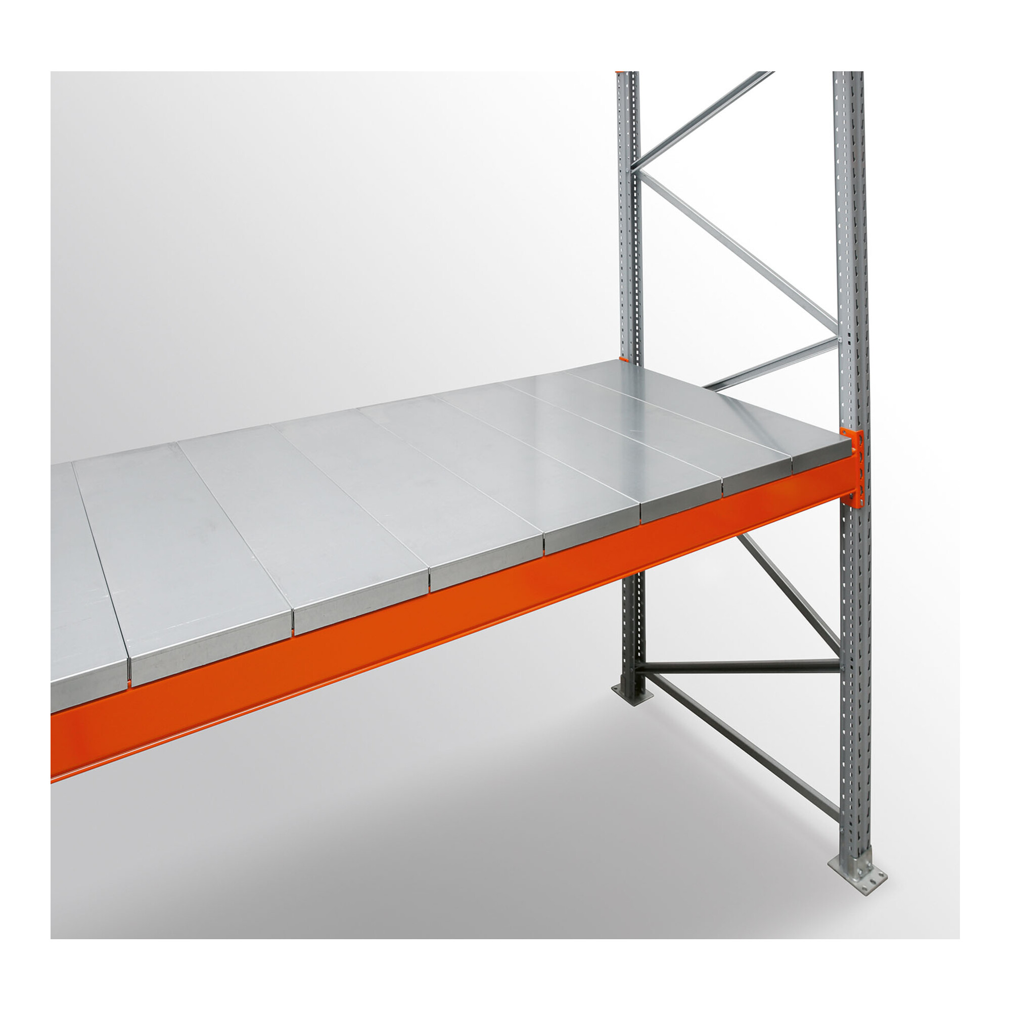Regalwerk ARTUS-Stahlpaneel 1100 /2700 Regaltiefe: 1100 mm Fachbreite: 2700 mm