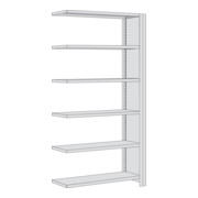 Regalwerk BERT Büroregal Anbaufeld HxBxT 2000x1285x300mm Vollblech Seitenwand-3