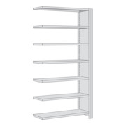 Regalwerk BERT Büroregal Anbaufeld HxBxT 2325x875x300mm Vollblech Seitenwand-3