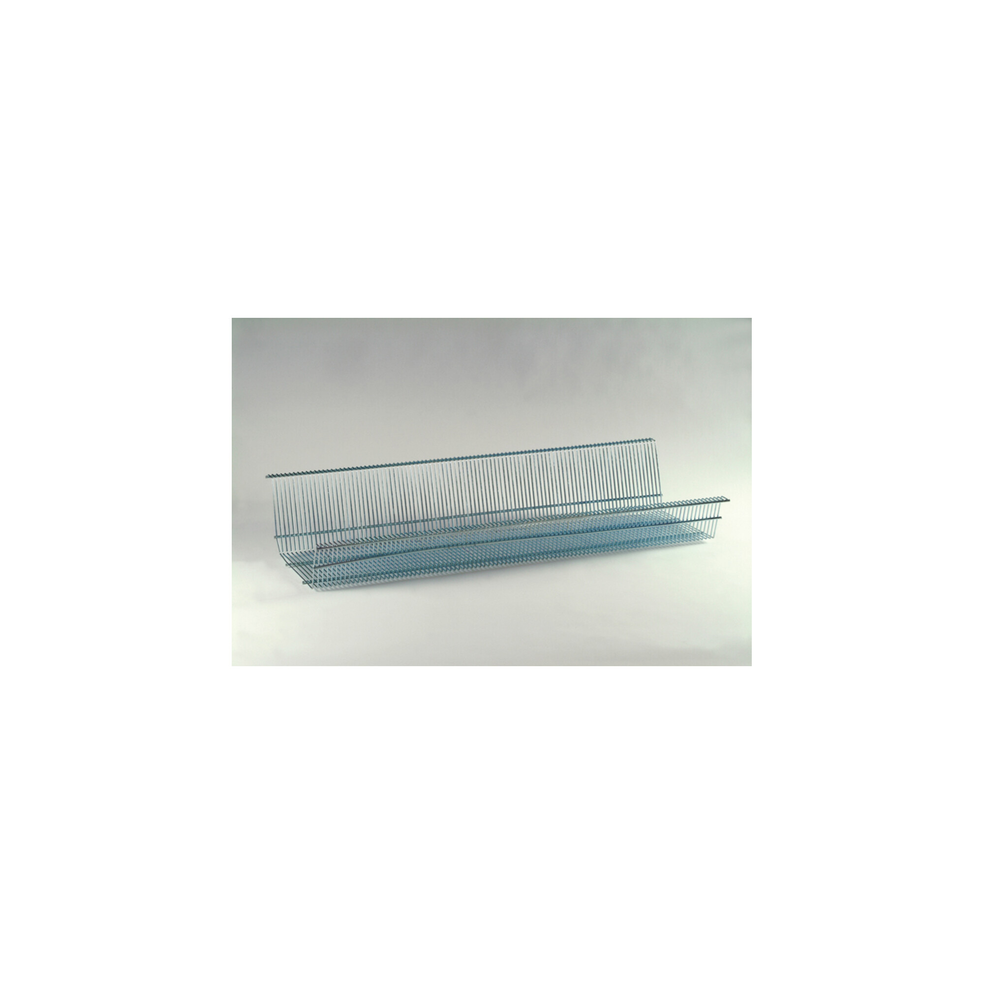 Regalwerk BERT-Fachebene Gitterwanne 400 mm mit 2 Fachteiler, für Regalfeld 875 mm