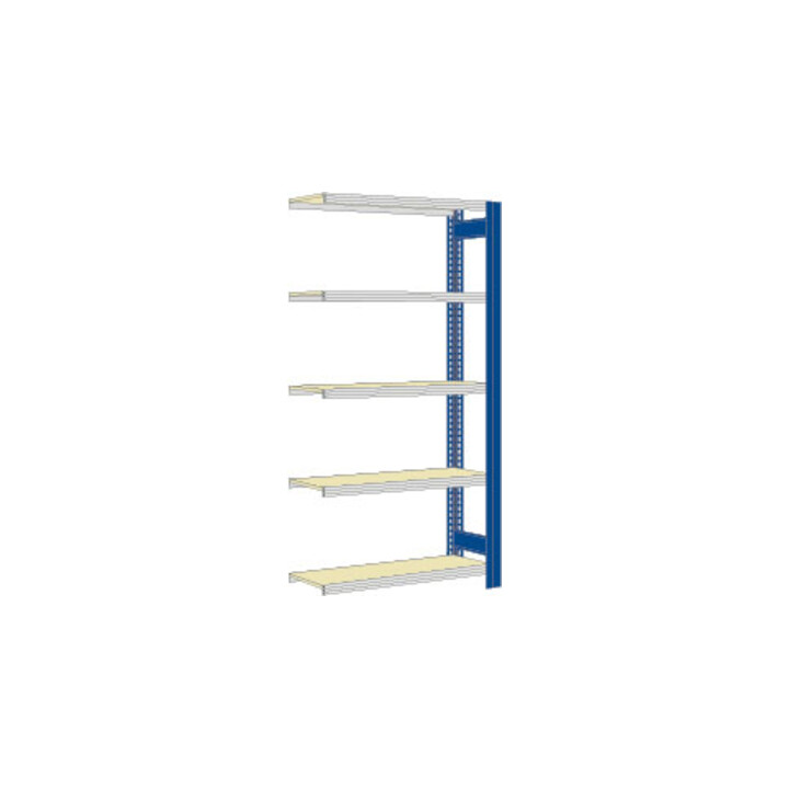 Regalwerk BERT-Großfachregal 250 kg Anbaufeld LR 6011 Stecksystem HxBxT 2000x1005x400 mm