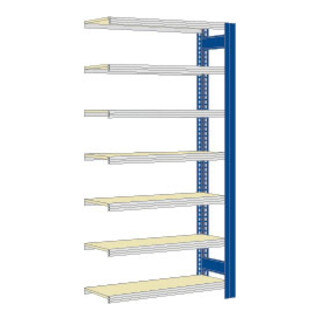 Regalwerk BERT-Großfachregal 250 kg Anbaufeld LR 6011 Stecksystem