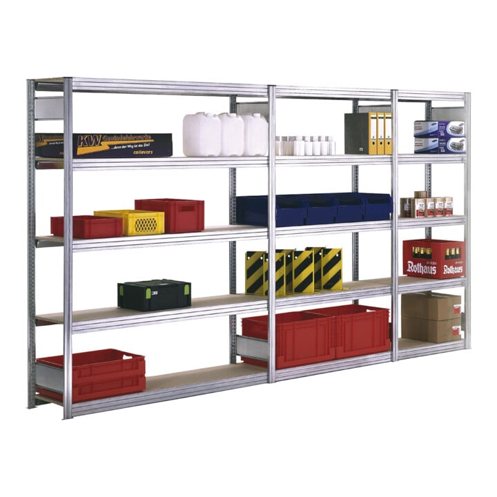 Regalwerk BERT Großfachregal Anbaufeld HxBxT 2000x1005x400mm