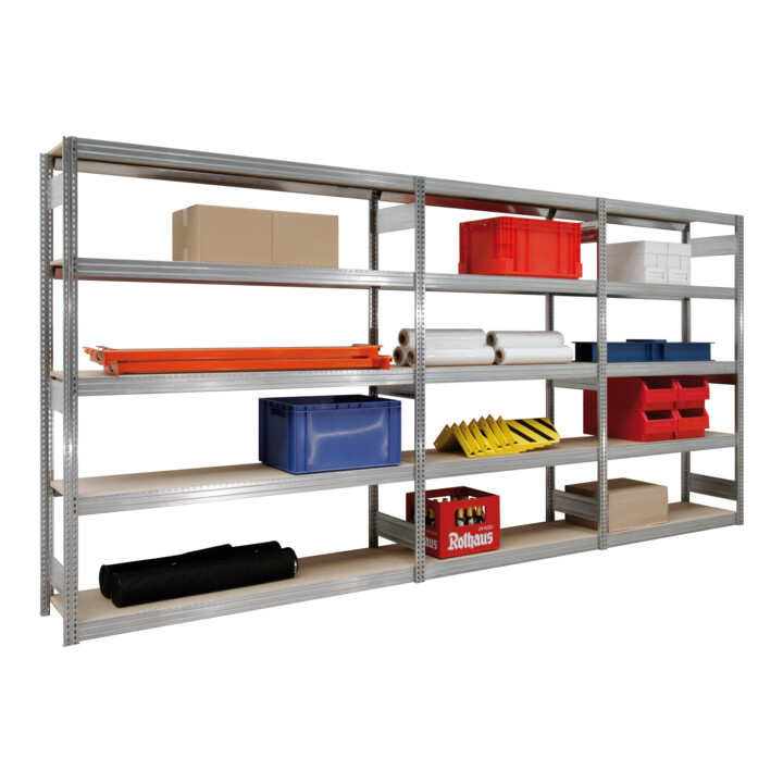 Regalwerk BERT Großfachregal Grundfeld HxBxT 2000x1695x400mm