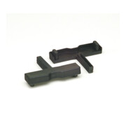 Regalwerk BERT-Kunststoffkappe schwarz Fuss und Abdeckkappe für Rahmenstützen