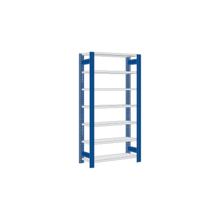 Regalwerk BERT-Lagerregal Grundfeld LR 3000  HxBxT 3000x875x300 mm Stecksystem
