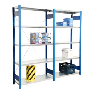 Regalwerk BERT-Lagerregal Plus Anbaufeld LR 5010 HxBxT 2000x1005x600 mm Stecksystem