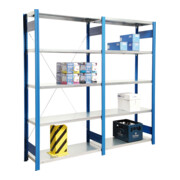 Regalwerk BERT-Lagerregal Plus Anbaufeld LR 7035 (Höhe 2500 mm) Stecksystem