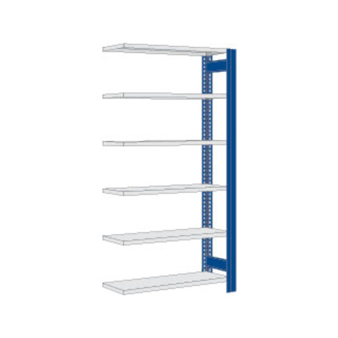 Regalwerk BERT-Lagerregal Plus Anbaufeld LR 7035 (Höhe 2500 mm) Stecksystem
