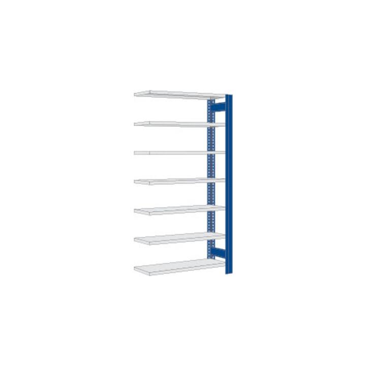 Regalwerk BERT-Lagerregal Plus Anbaufeld LR 7035  HxBxT 3000x1005x300 mm Stecksystem