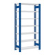 Regalwerk BERT-Lagerregal Plus Grundfeld LR 7035 HxBxT 3000x875x400 mm Stecksystem