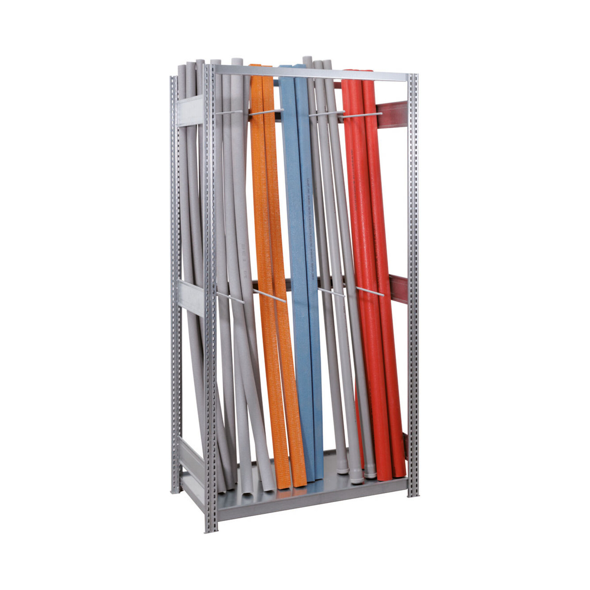 Regalwerk BERT-Langgutregal Anbaufeld HxBxT 2000x1005x800 mm Stecksystem Stahlblech verzi.