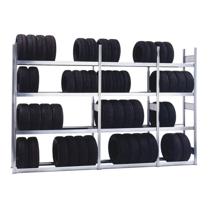 Regalwerk BERT Reifenregal Anbaufeld HxBxT 2500x1695x400mm