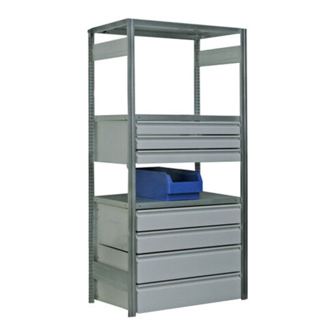 Regalwerk BERT-Schublade RAL 7035 Tragkraft 60 kg