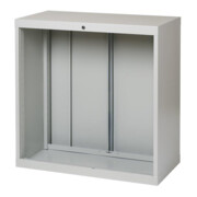 Regalwerk BERT-Schubladenschrank-Korpus Gehäuse ohne Schubladen in RAL 7035