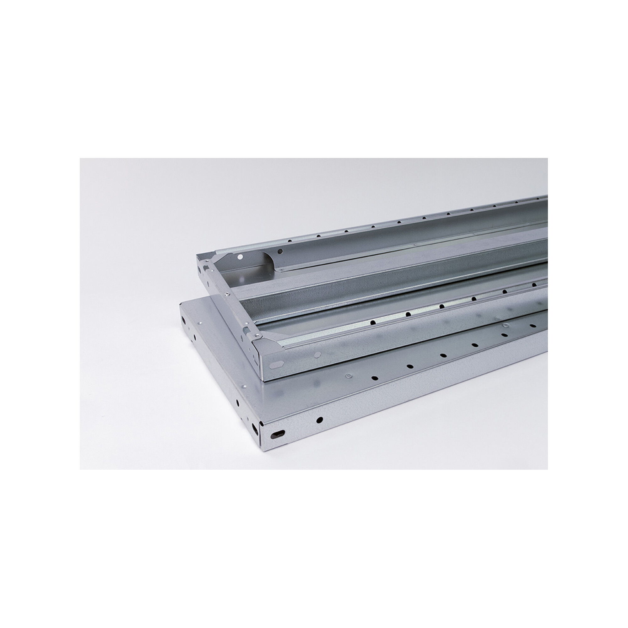 Regalwerk BERT-Stahl-Fachboden verzinkt inkl. 4 Fachbodenträger B x T 870 x 400 mm