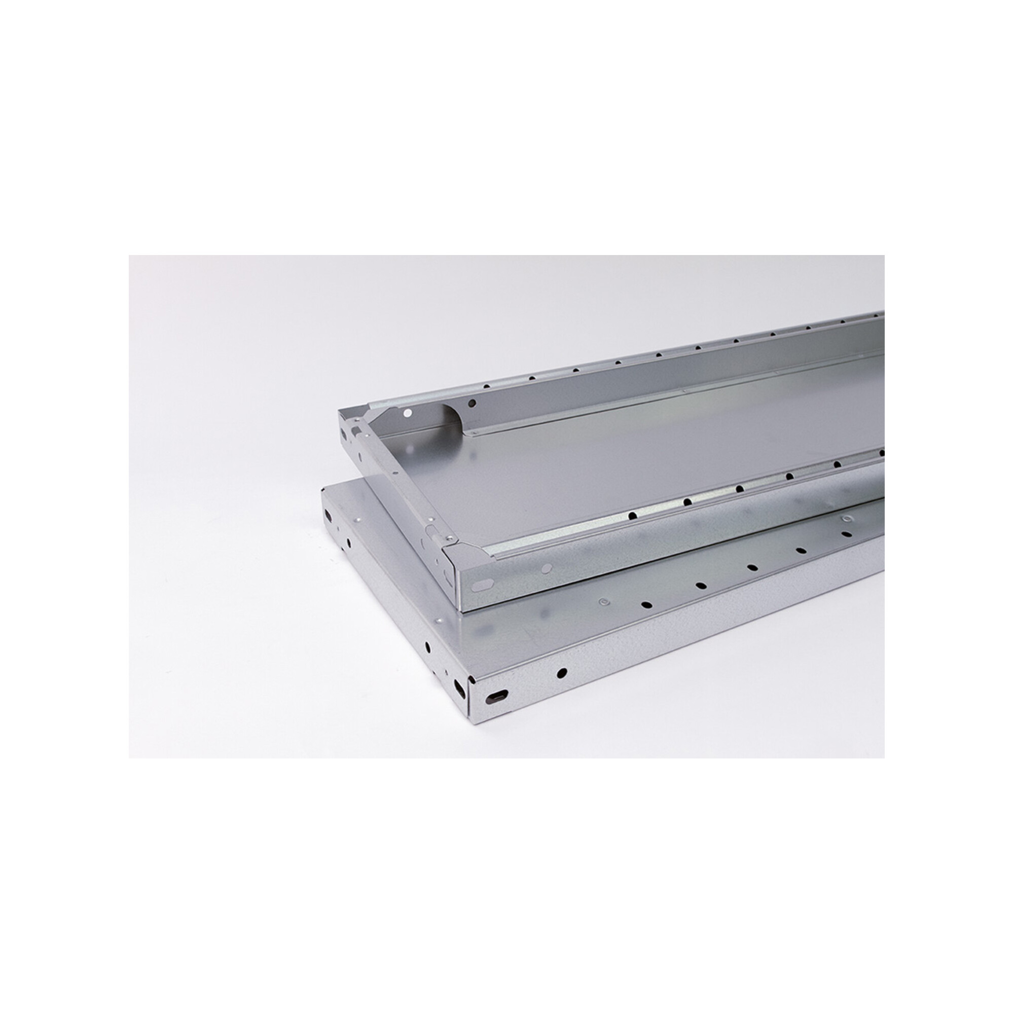 Regalwerk BERT-Stahl-Fachboden verzinkt inkl. 4 Fachbodenträger B x T 870 x 400 mm