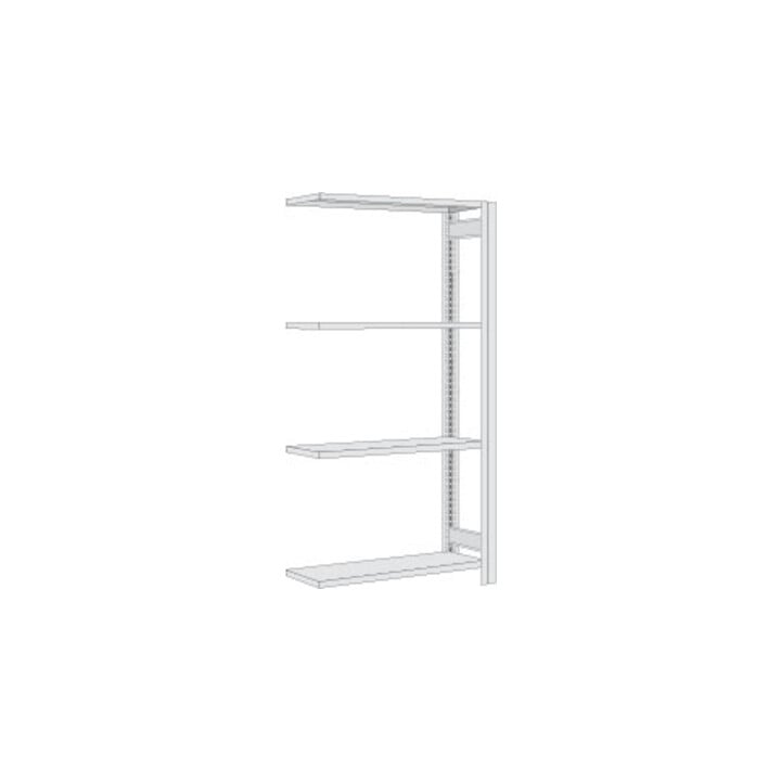 Regalwerk BERT-Standard-Lagerregal Anbaufeld HxBxT1800x875x300 mm Stecksystem verzinkt